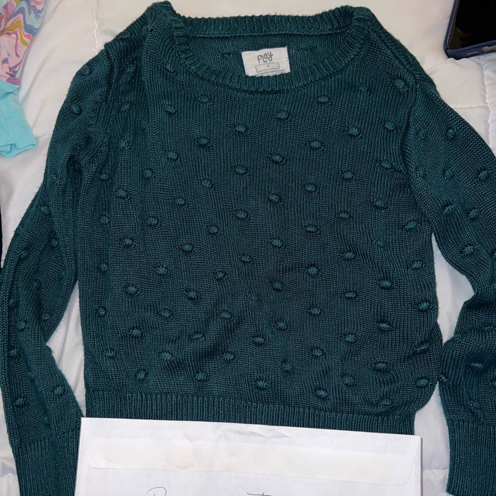 Little sleepies pom sweater
